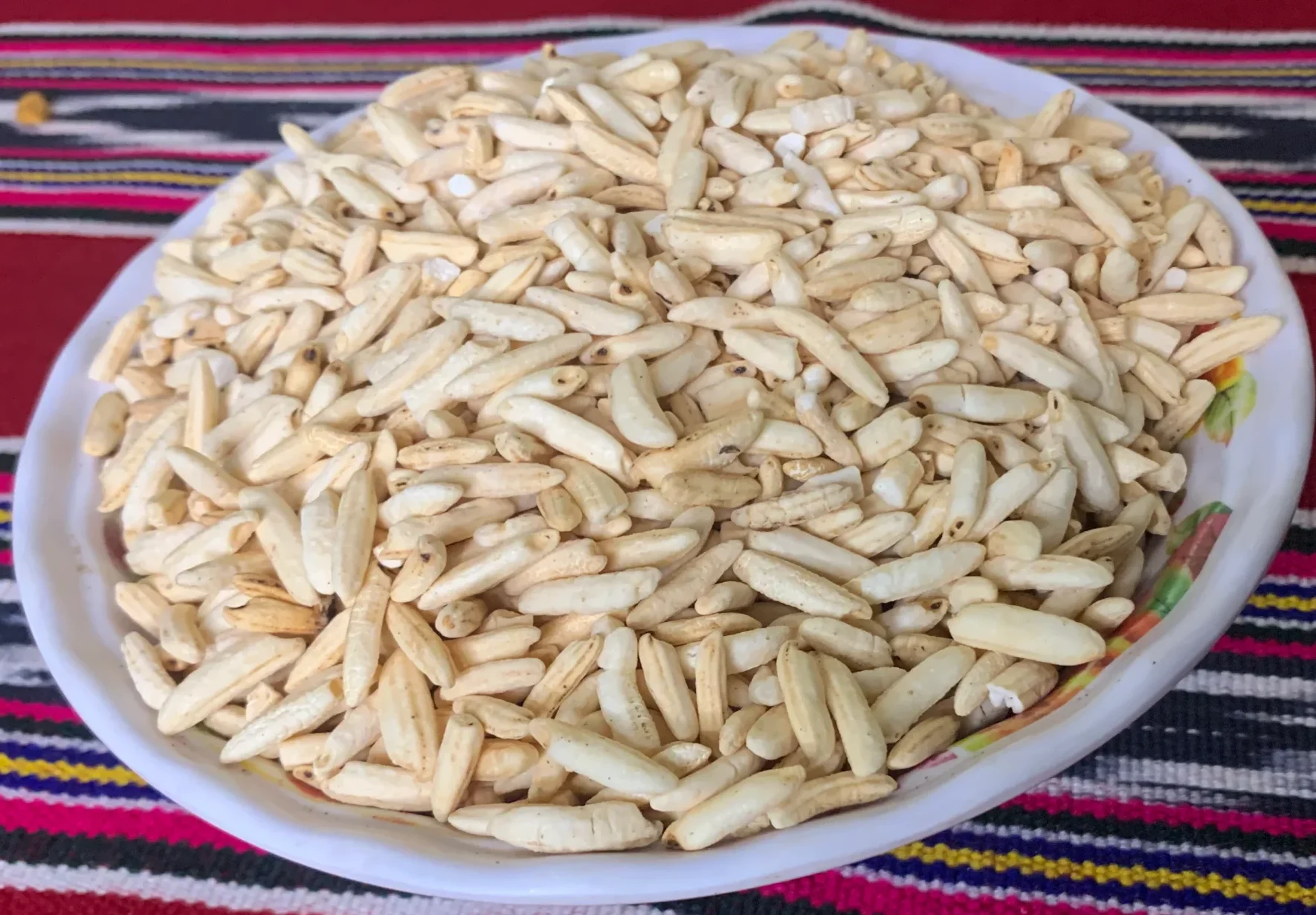 Arroz blanco y de colores pop (kg)